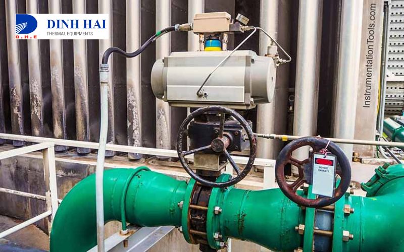 Van bướm điều khiển khí nén